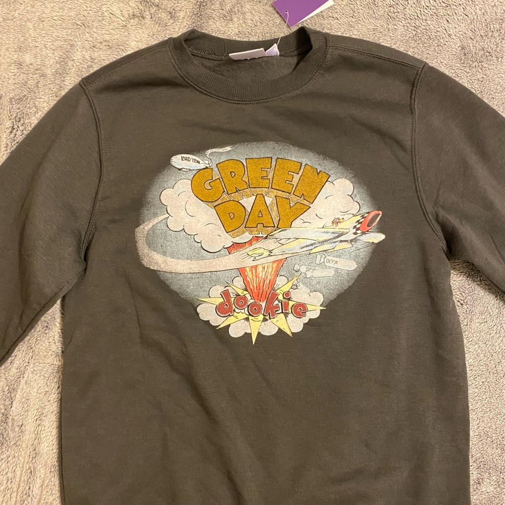 GREEN DAY DOOKIE SWEATSHIRT XS NWT
